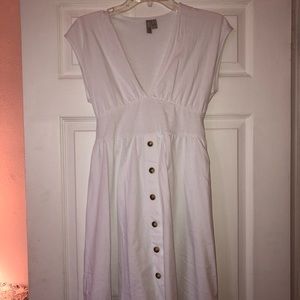 White ASOS dress